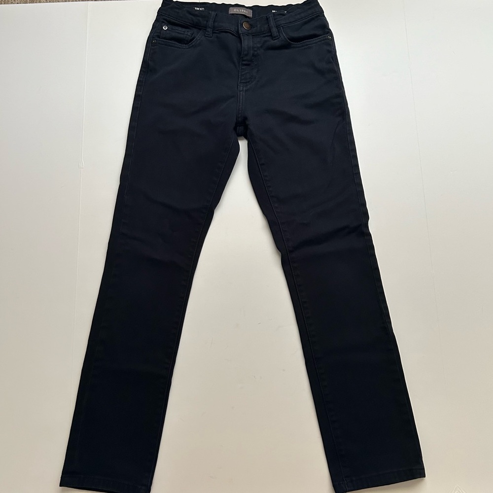 Big Boys DL1961 Brady Slim Fit Jeans Dark Blue Sapphire Size 12